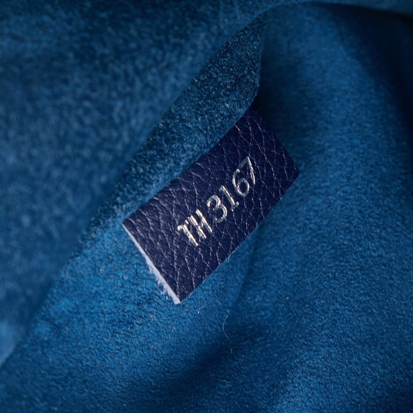 Louis Vuitton Blue Leather Pochette Jour