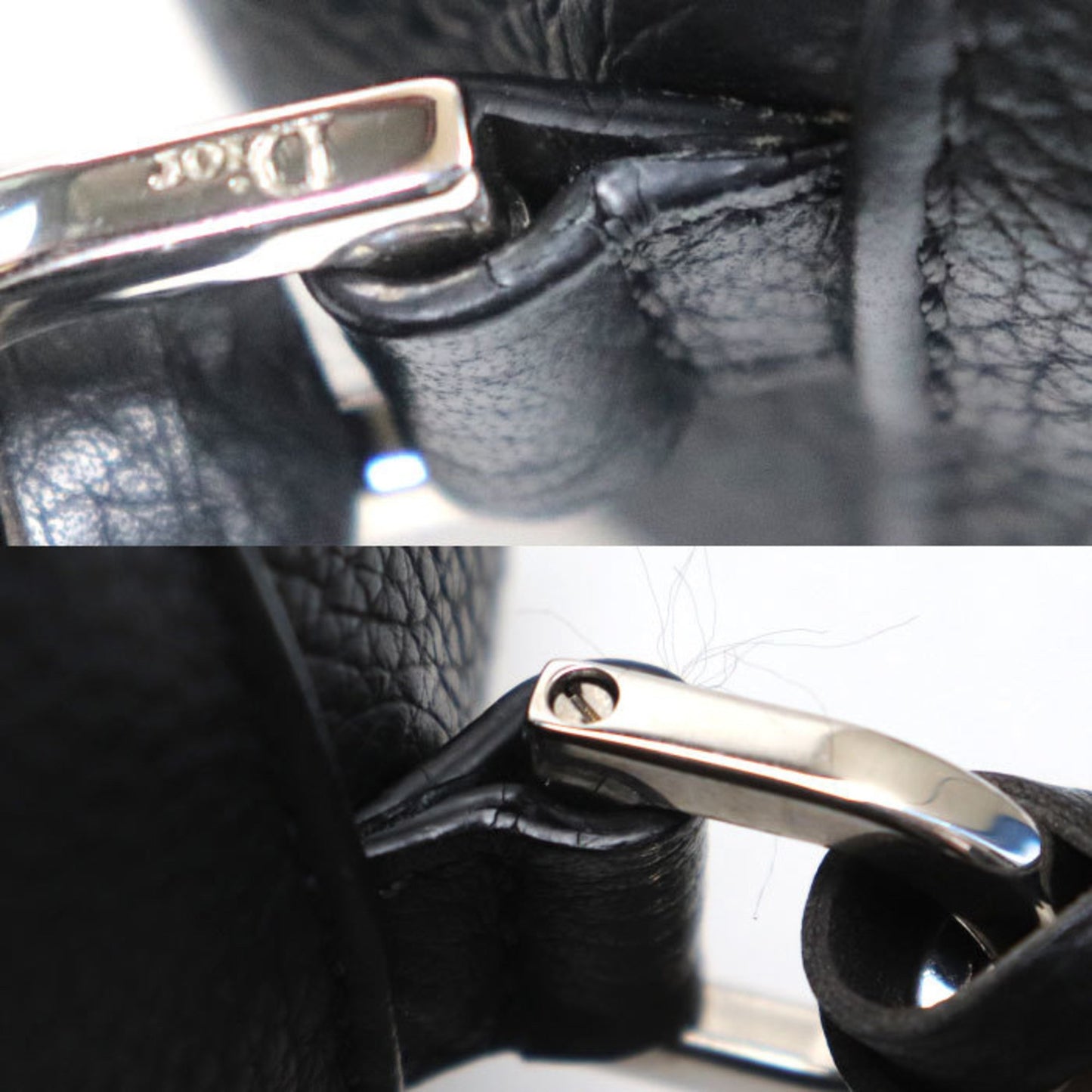 Dior Black Leather Roller