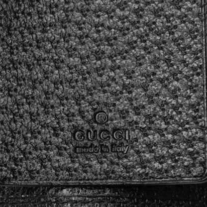 Gucci Black Canvas Etui À Clés