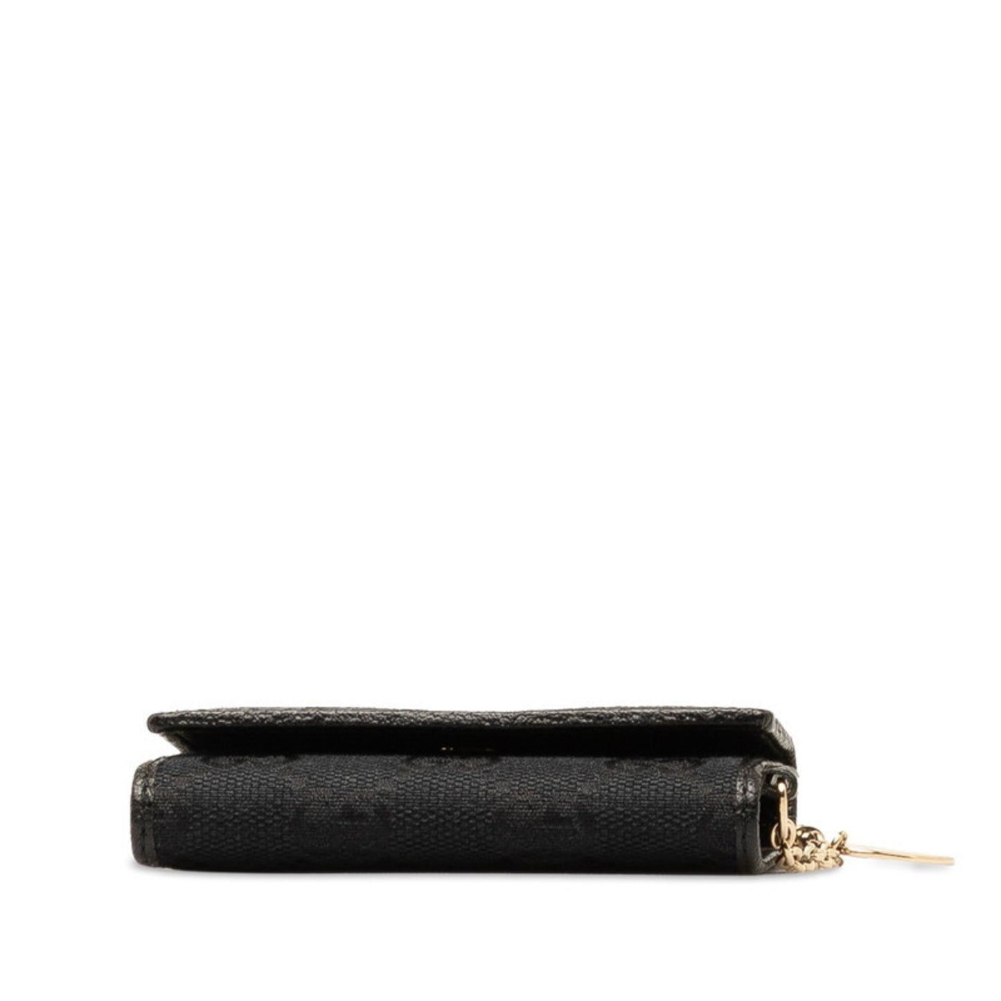 Gucci Black Canvas Etui À Clés