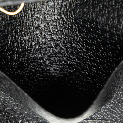 Gucci Black Canvas Etui À Clés