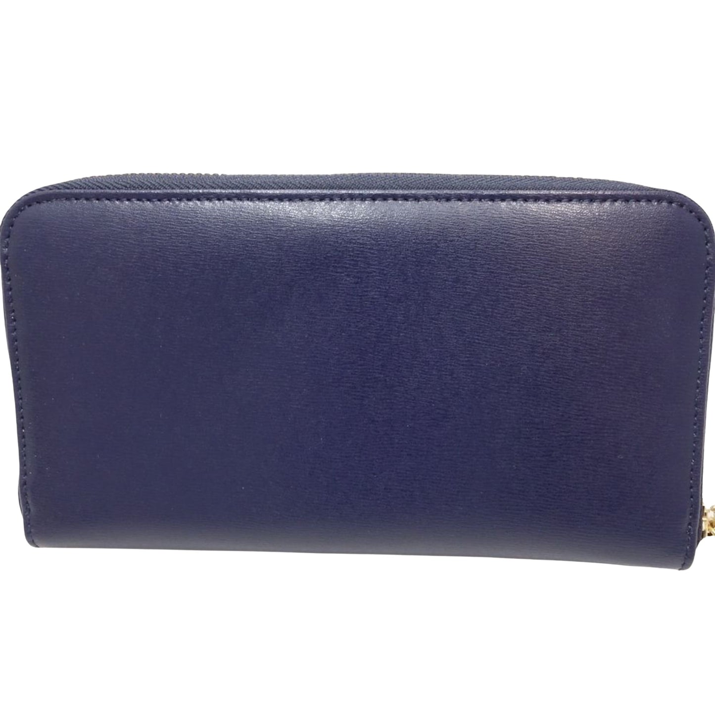 Salvatore Ferragamo Blue Leather Gancini