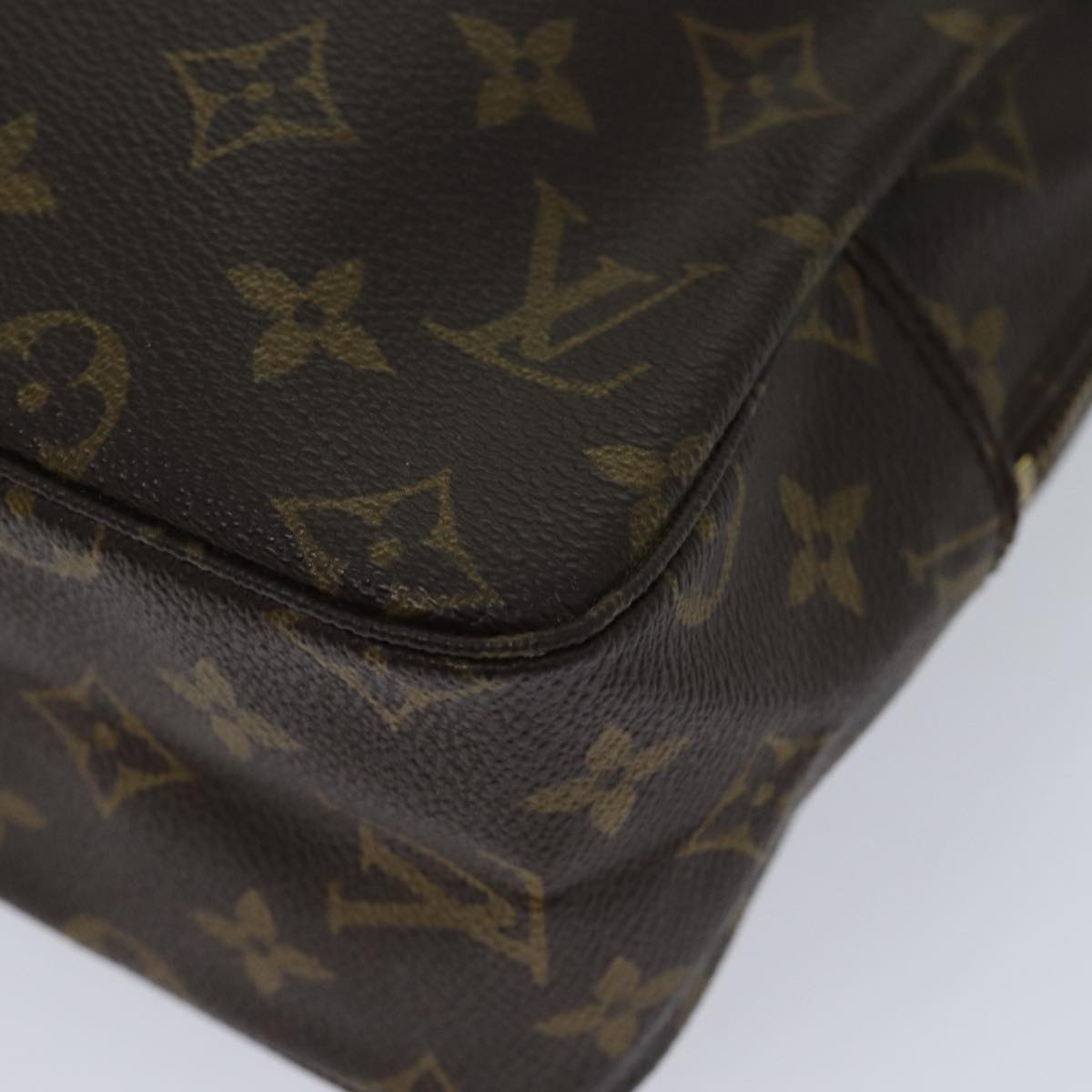 Louis Vuitton Brown Canvas Trousse Toilette 28