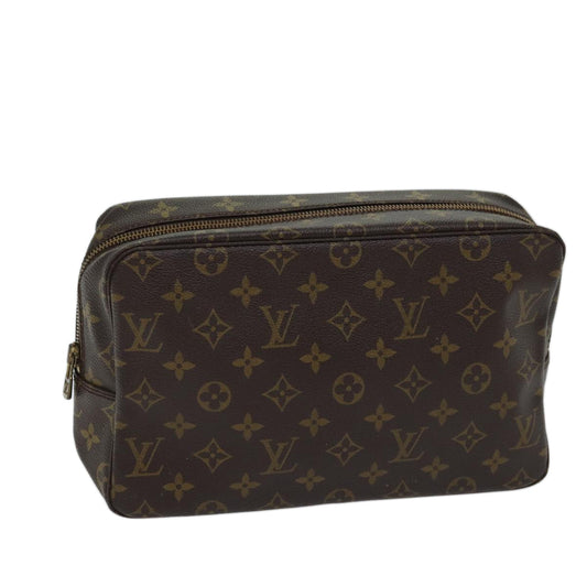 Louis Vuitton Brown Canvas Trousse Toilette 28