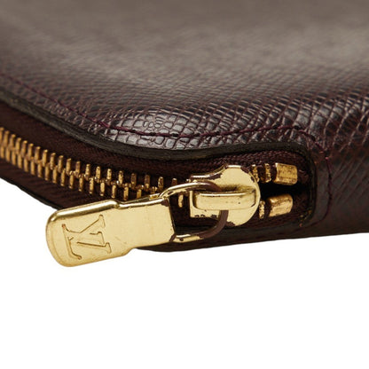 Louis Vuitton Brown Leather Etui Voyage