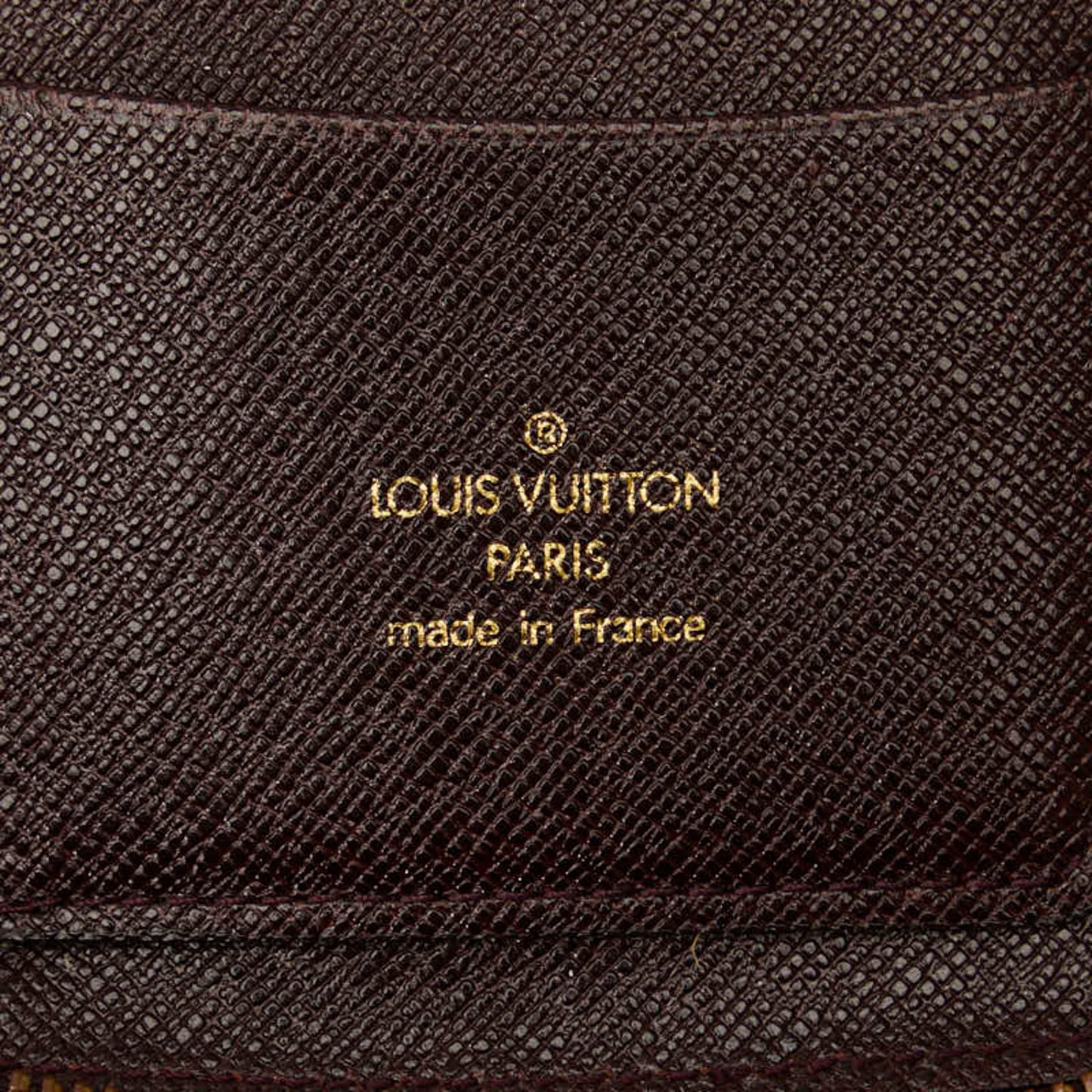 Louis Vuitton Brown Leather Etui Voyage