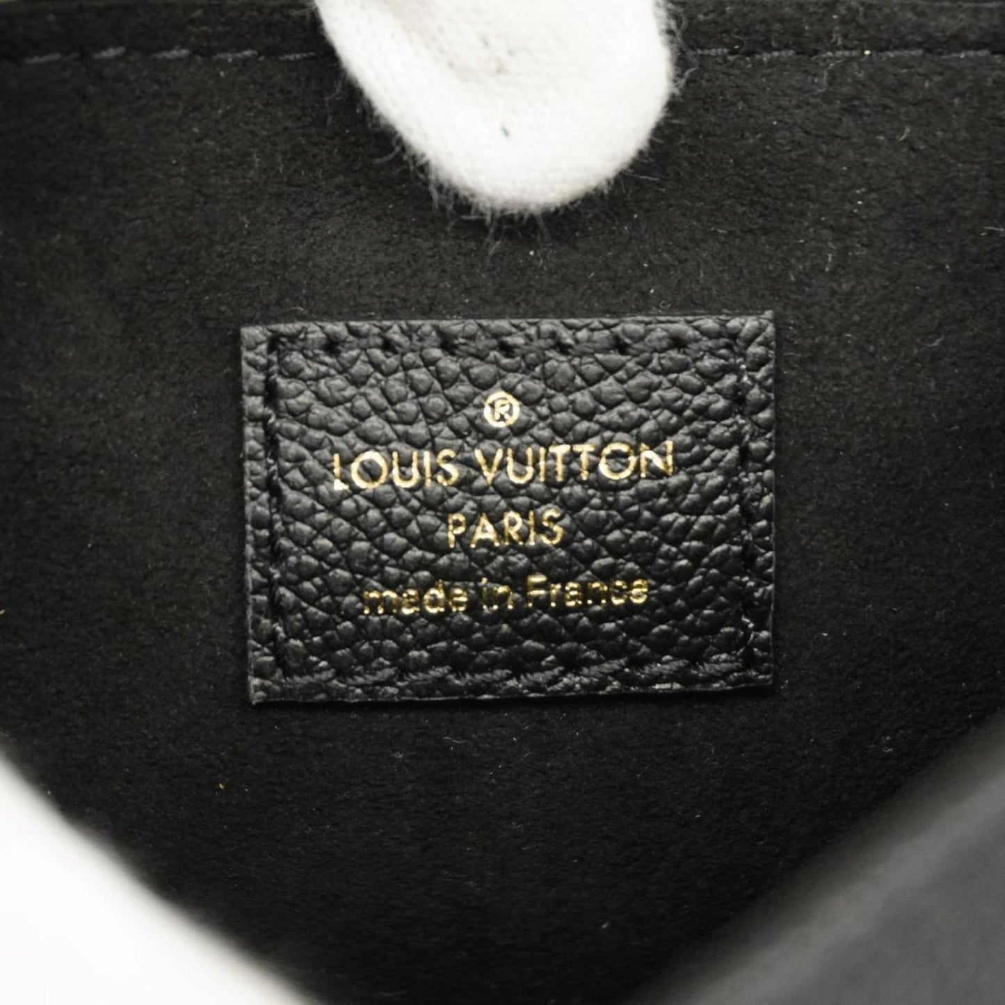 Louis Vuitton Black Leather Tiny