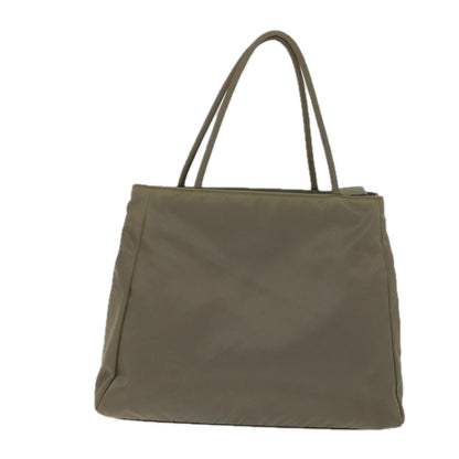 Prada Gray Synthetic Tessuto