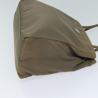 Prada Gray Synthetic Tessuto
