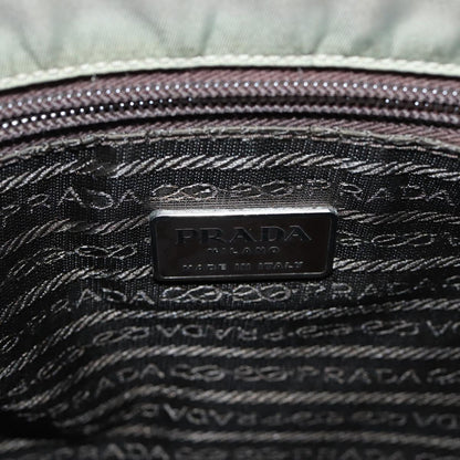 Prada Gray Synthetic Tessuto
