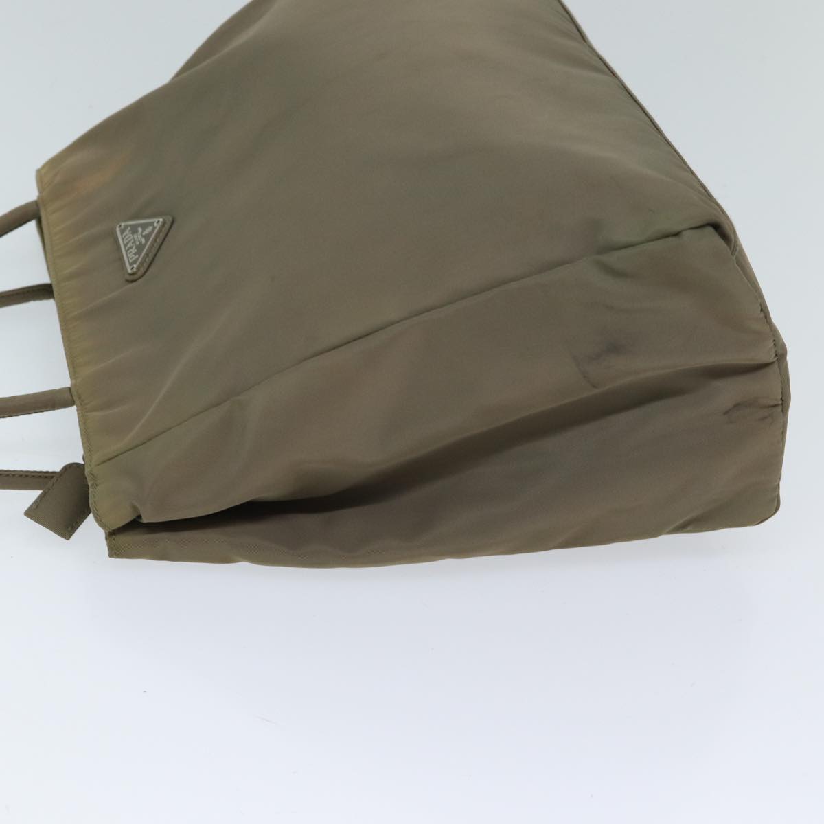 Prada Gray Synthetic Tessuto
