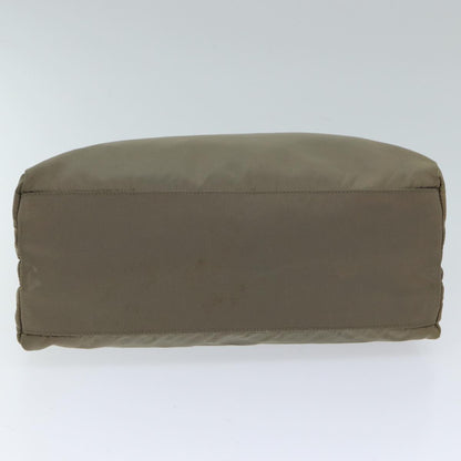 Prada Gray Synthetic Tessuto