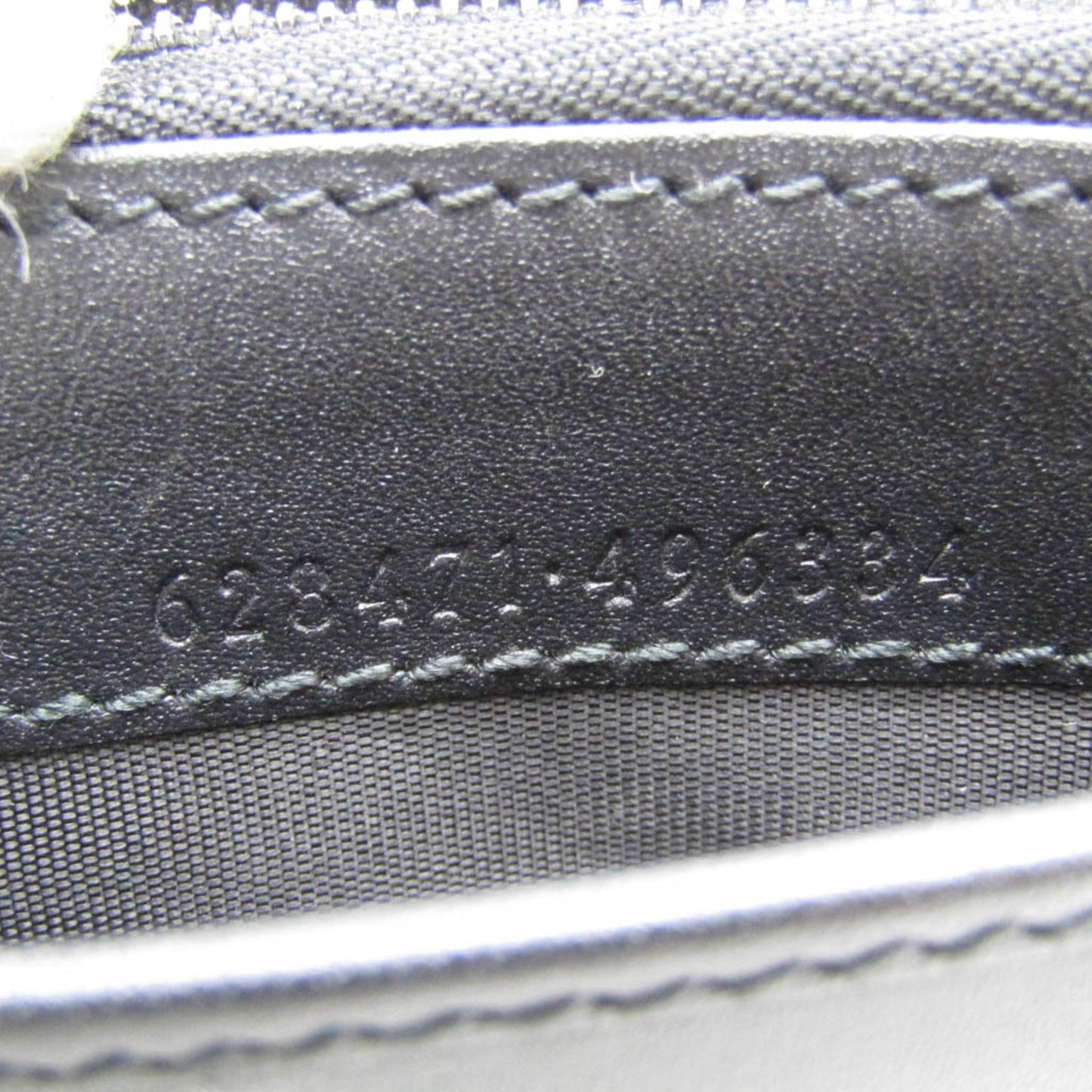 Gucci Black Leather Logo