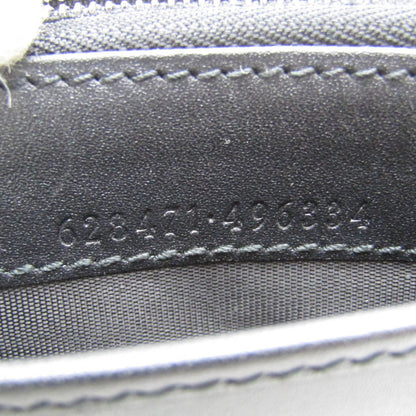 Gucci Black Leather Logo