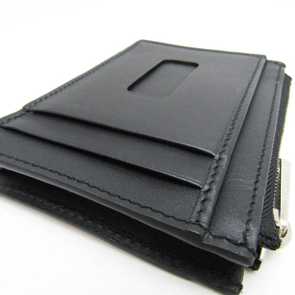 Gucci Black Leather Logo