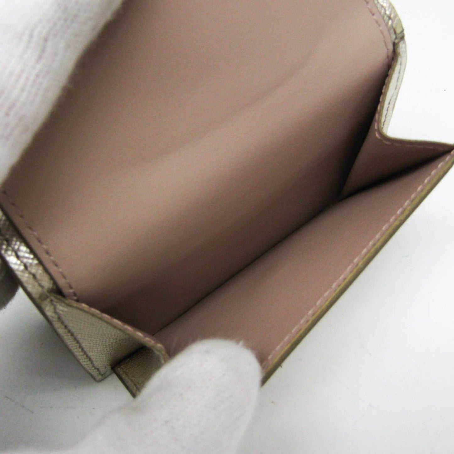 Prada Gold Leather Saffiano