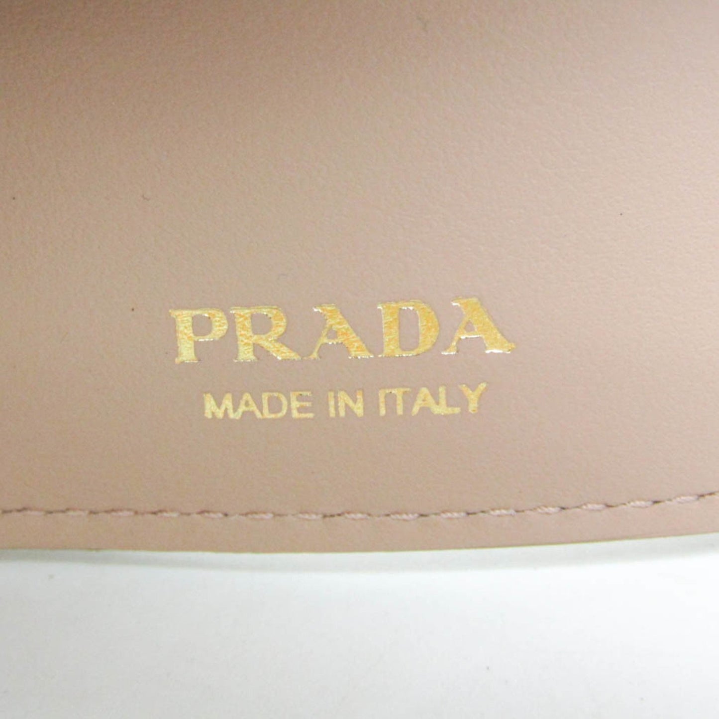 Prada Gold Leather Saffiano