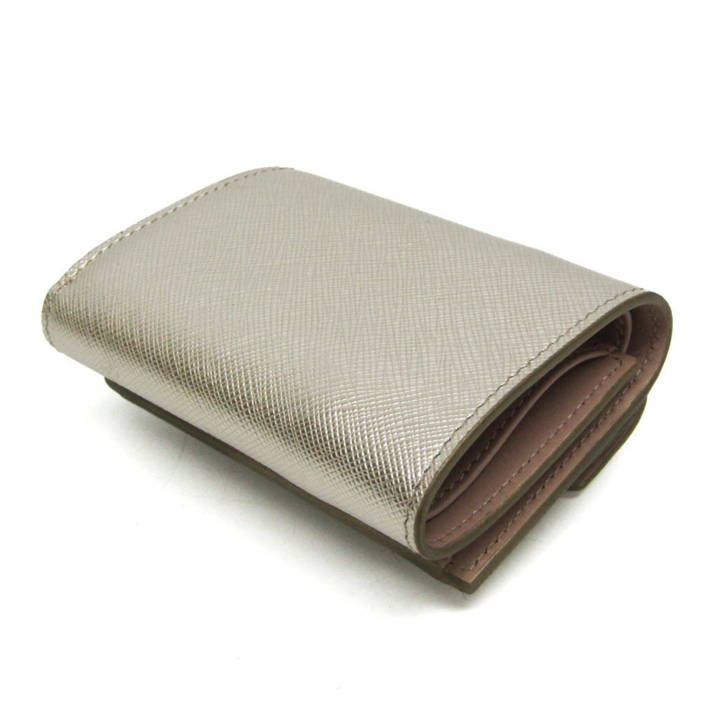 Prada Gold Leather Saffiano