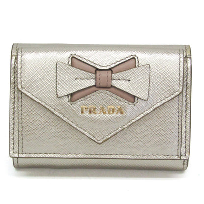 Prada Gold Leather Saffiano