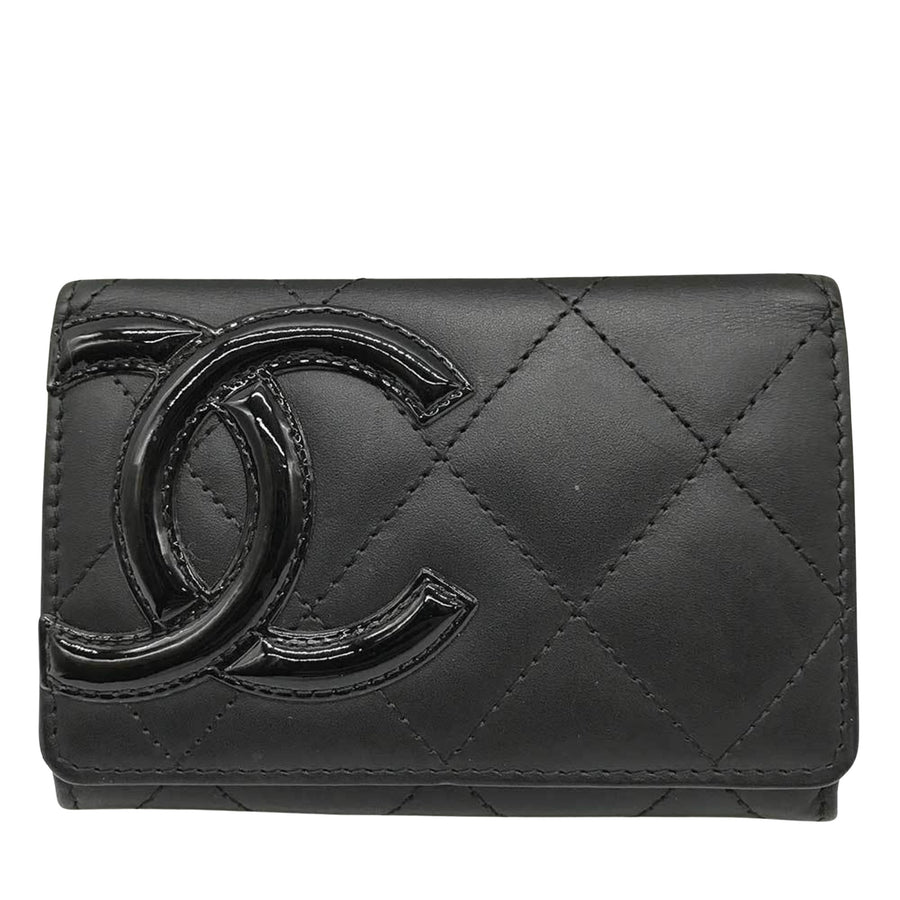 Chanel Black Leather Cambon