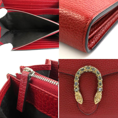 Gucci Red Leather Dionysus