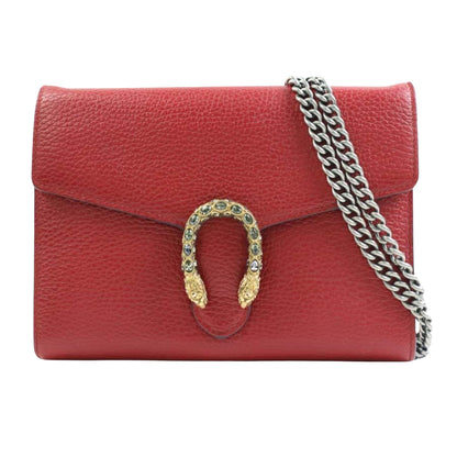 Gucci Red Leather Dionysus
