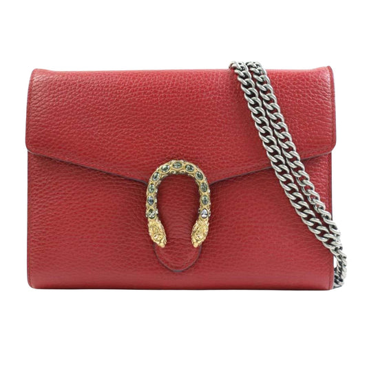 Gucci Red Leather Dionysus