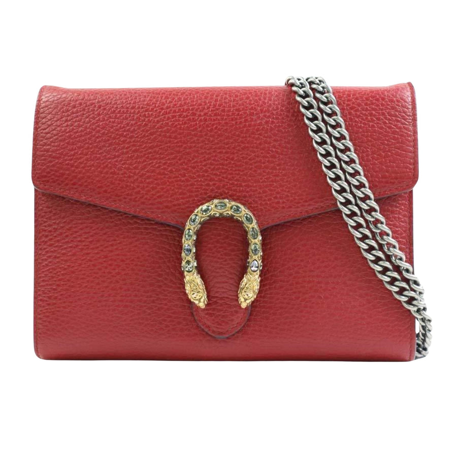 Gucci Red Leather Dionysus