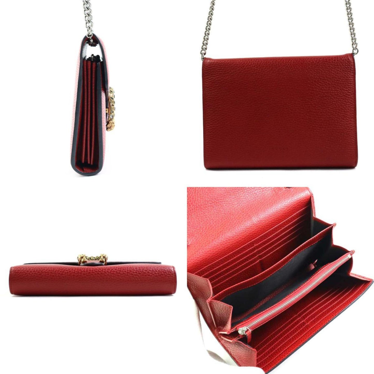 Gucci Red Leather Dionysus
