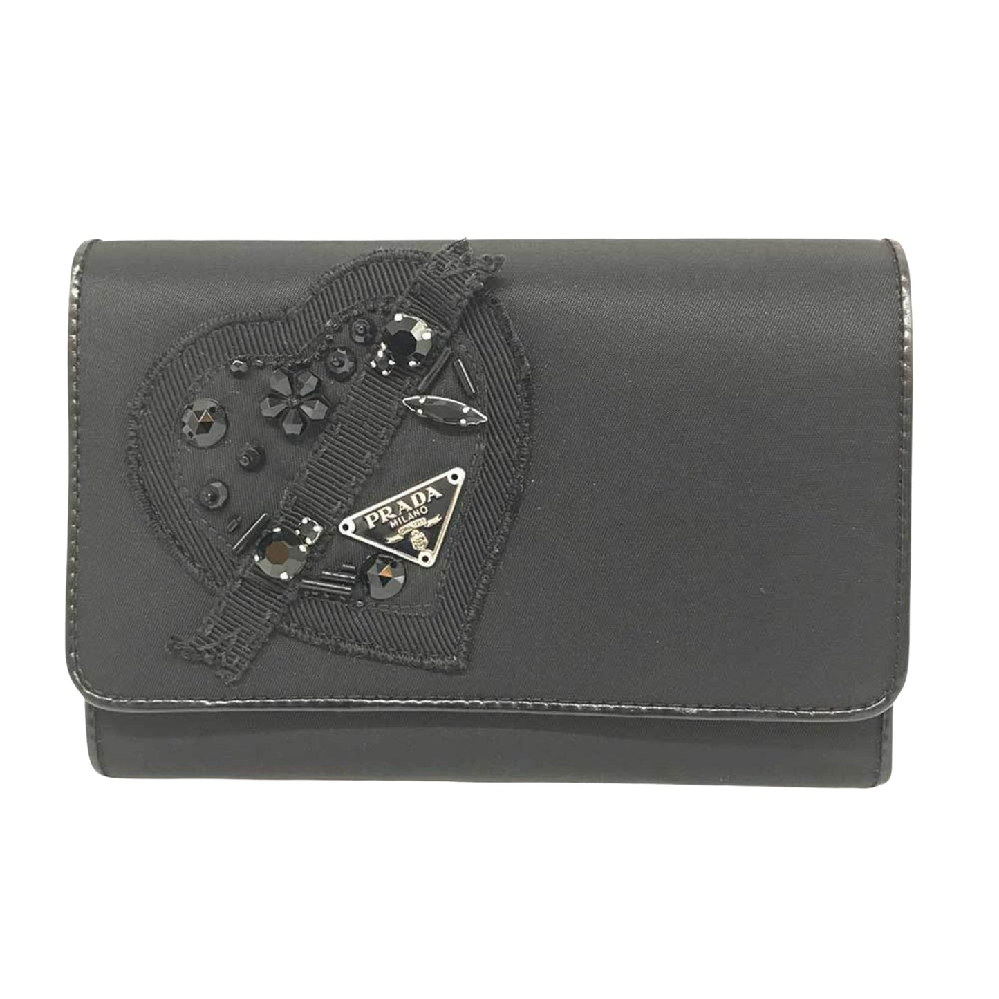 Prada Black Canvas Saffiano