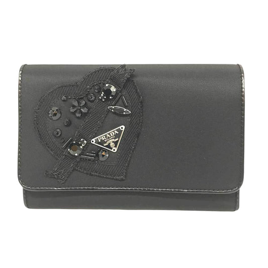 Prada Black Canvas Saffiano