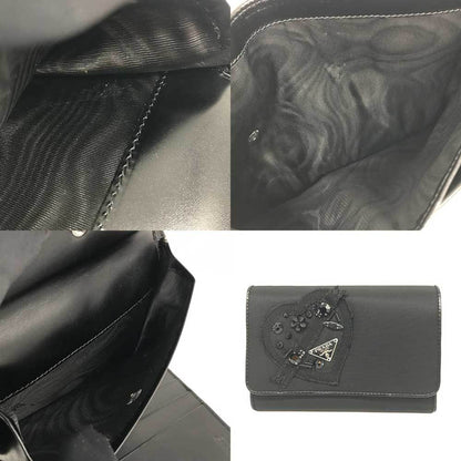 Prada Black Canvas Saffiano