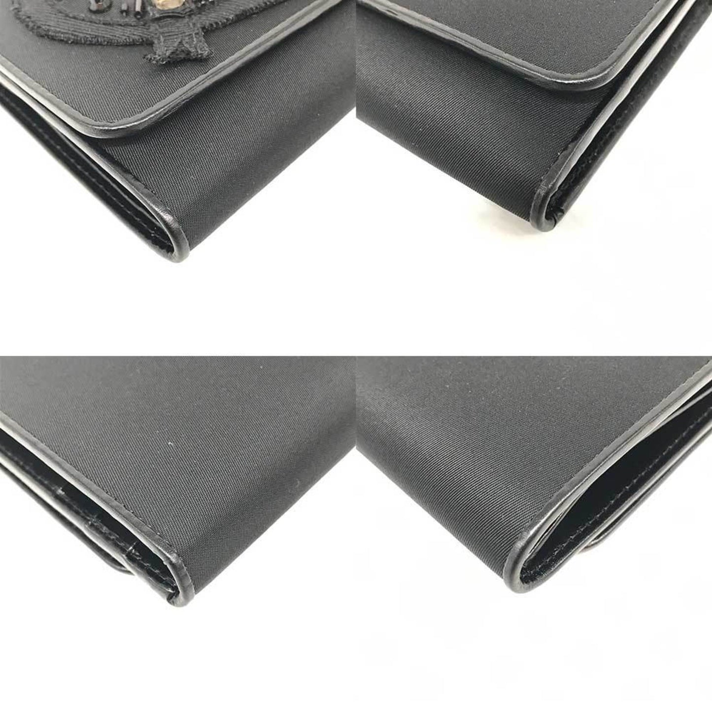 Prada Black Canvas Saffiano