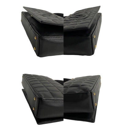 Chanel Black Leather Chocolate Bar