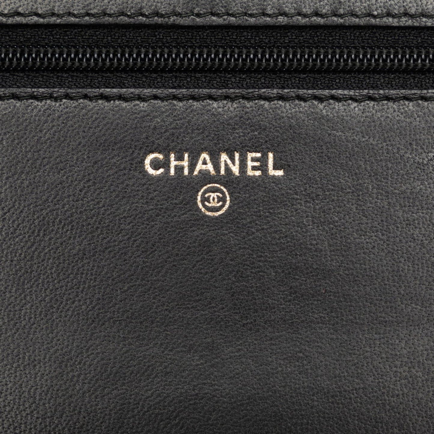 Chanel Black Leather Suede