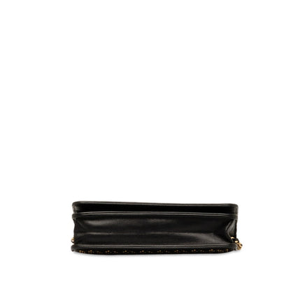 Chanel Black Leather Suede