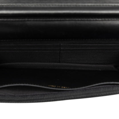 Chanel Black Leather Suede