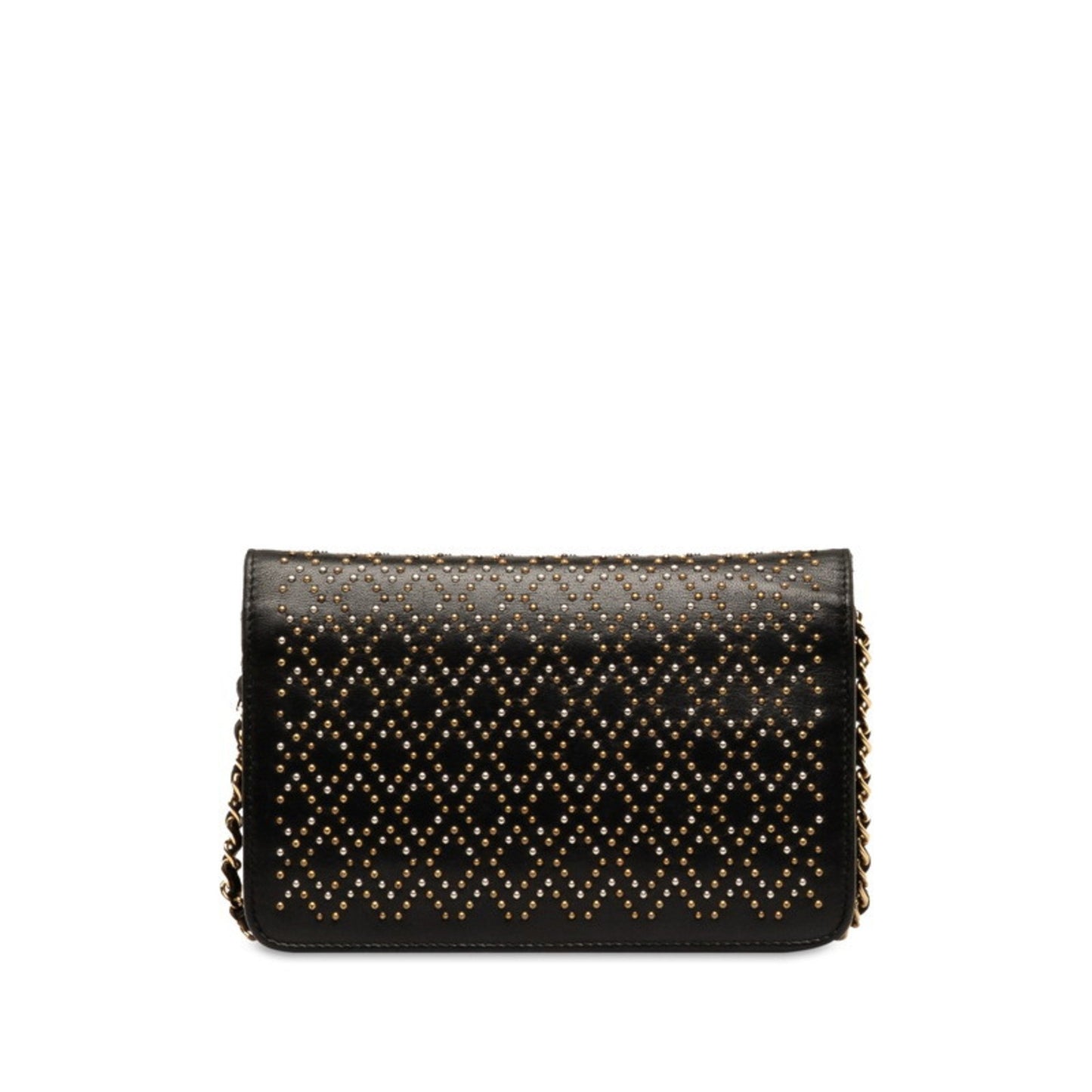 Chanel Black Leather Suede