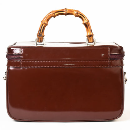 Gucci Brown Leather Bamboo