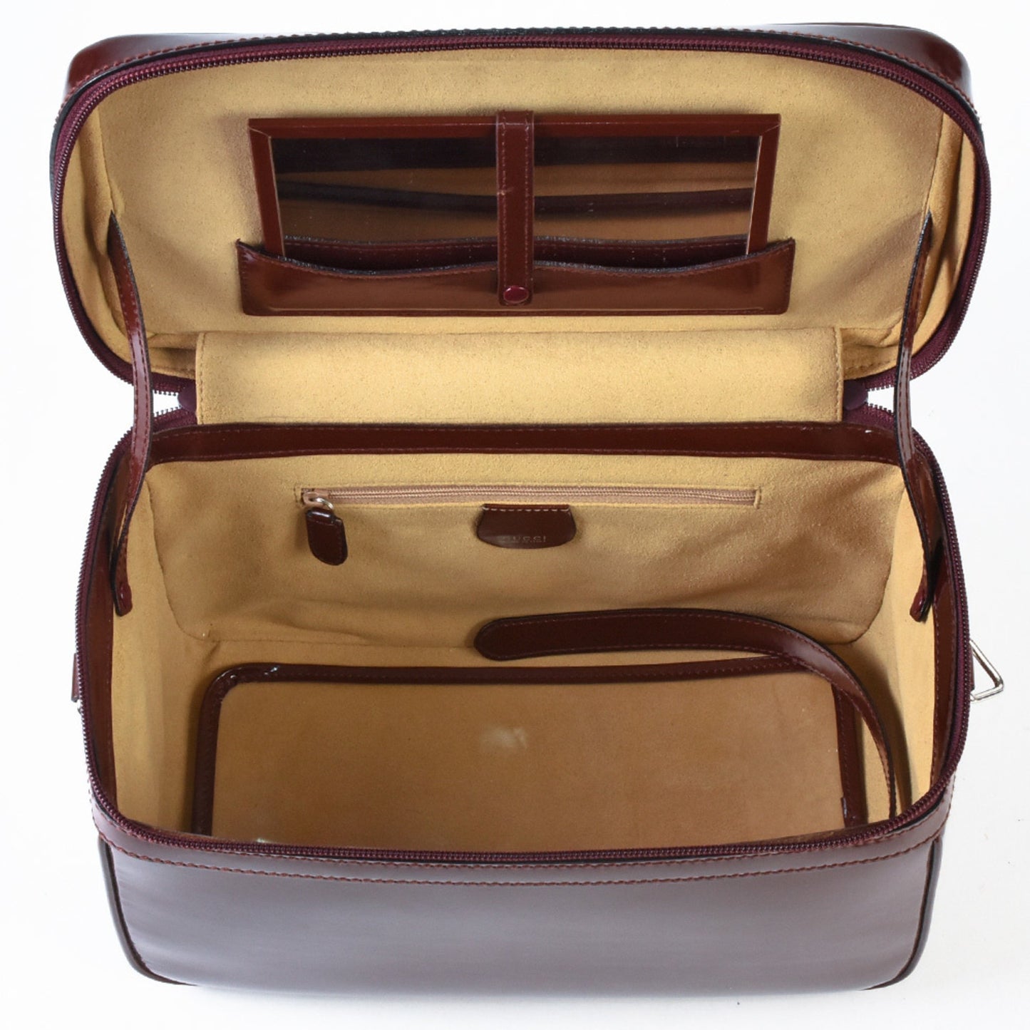 Gucci Brown Leather Bamboo