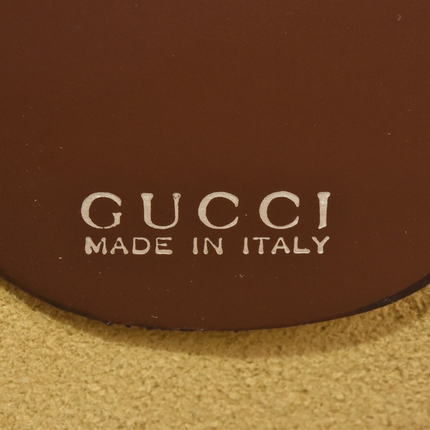 Gucci Brown Leather Bamboo