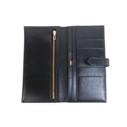 Hermès Black Leather Béarn