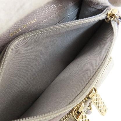 Chanel Gray Leather Business Affinity