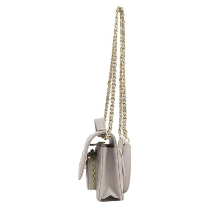 Chanel Gray Leather Business Affinity