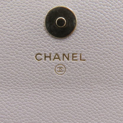 Chanel Gray Leather Business Affinity