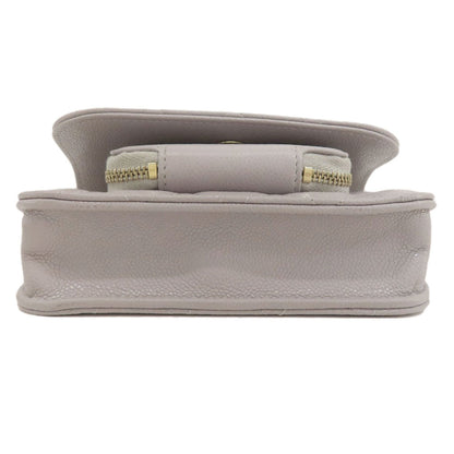 Chanel Gray Leather Business Affinity