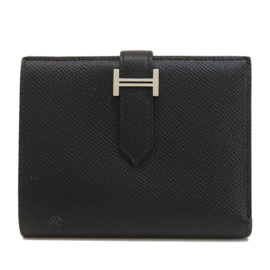 Hermès Black Leather Béarn