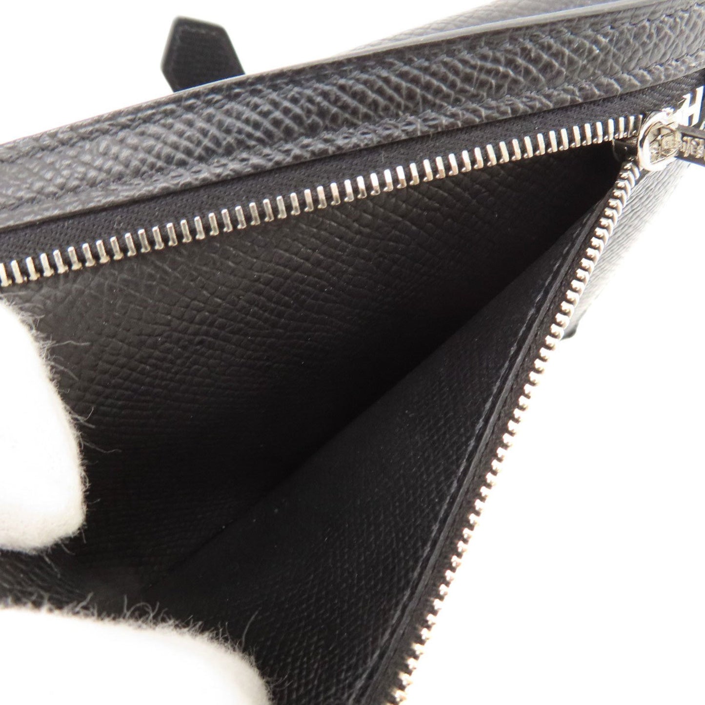 Hermès Black Leather Béarn