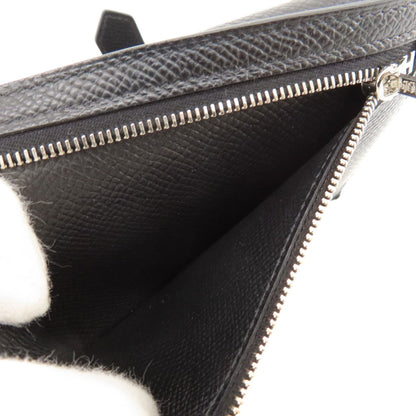 Hermès Black Leather Béarn