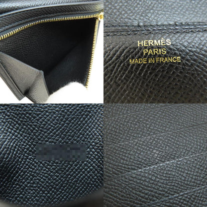 Hermès Black Leather Clic 12
